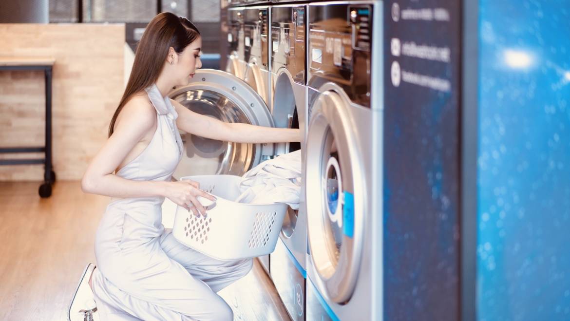 Washing with a front-loading machine