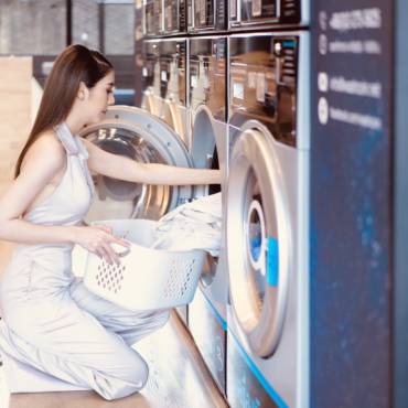 Washing with a front-loading machine